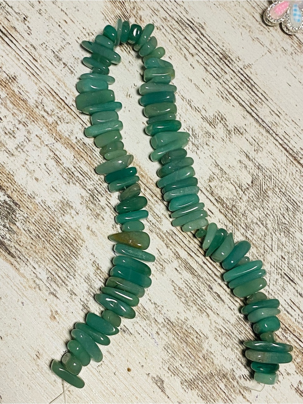 Green Adventurine Chip strand.